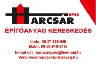 Harcsár Spec építőanyag kereskedés