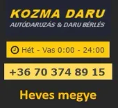 Daru bérlés Heves megye - Kozma Daru